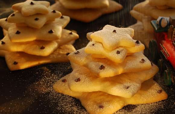 Christmas Biscuit Trees