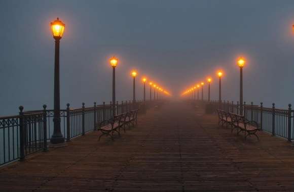 Foggy Pier