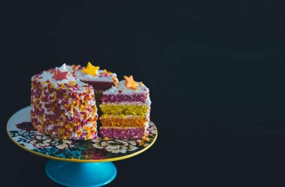 Colorful Birthday Cake