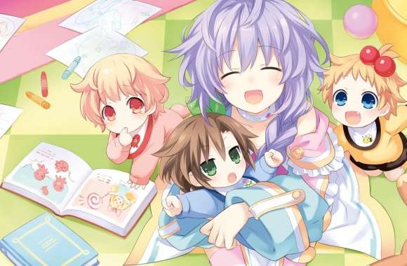 Plutia And Babies wallpapers hd quality