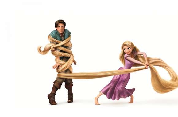 Tangled  Rapunzel And Flynn Ryder