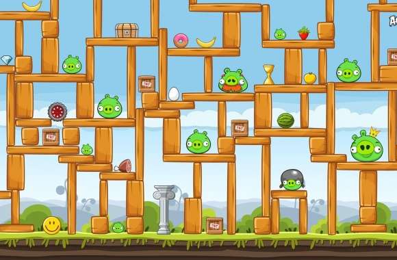 Angry Birds Hard Level