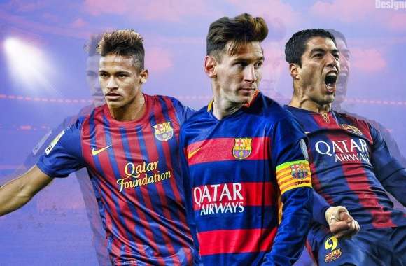 Barcelona Trio - Messi, Suarez and Neymar
