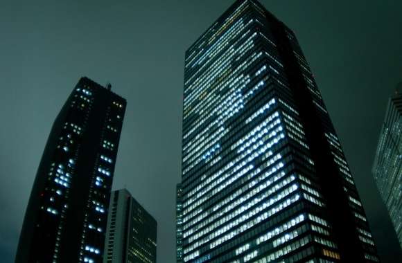 City Skyscrapers Night