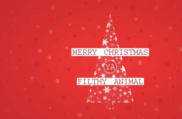 Merry Christmas Ya Filthy Animal wallpapers hd quality