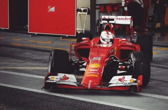 Vettel Ferrari 2015