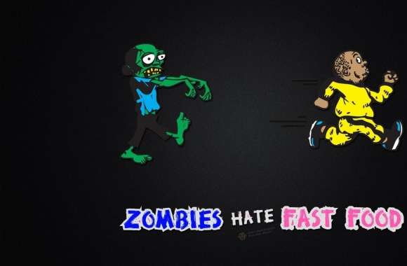 Zombies Hate Fast Food wallpapers hd quality