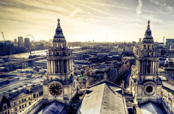 London Panorama From St Pauls wallpapers hd quality