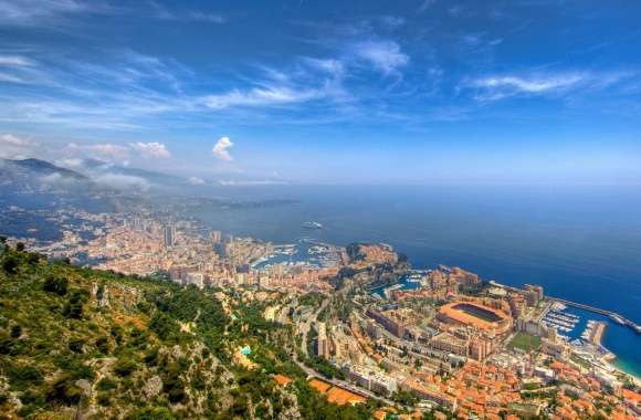 Monaco Panoramic View wallpapers hd quality