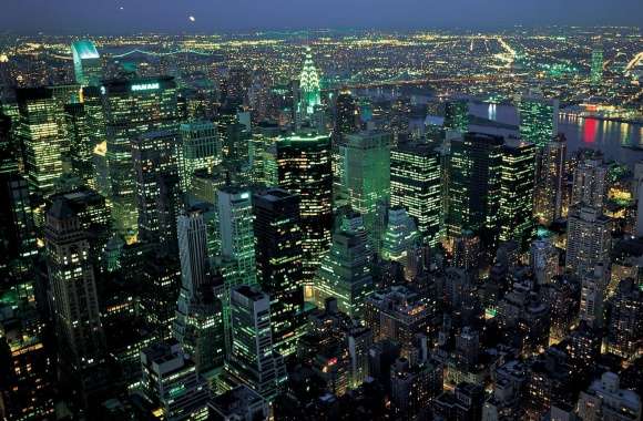 New York Night Panorama