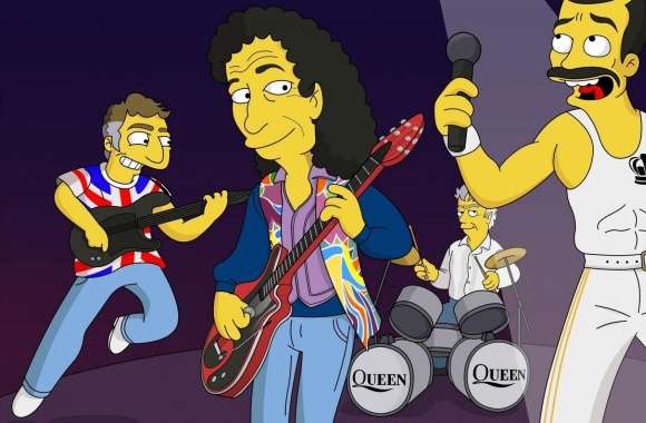 Queen Band Cartoon