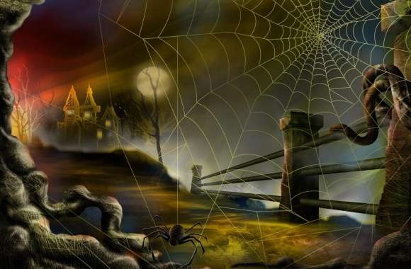 Spider Web Hallowmas Halloween