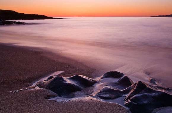 Sunset Isle Of Lewis Scotland UK