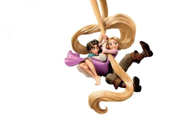Tangled Rapunzel And Flynn Ryder
