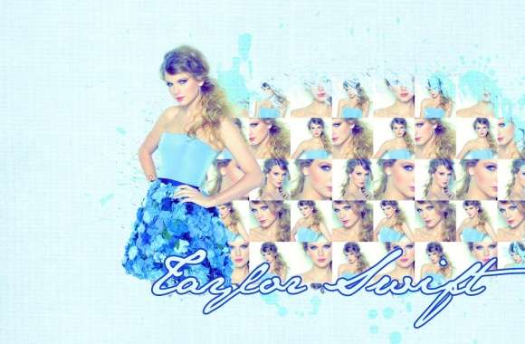 Taylor Swift Blue Dress