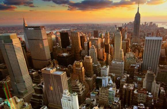 Aerial View Of New York City wallpapers hd quality