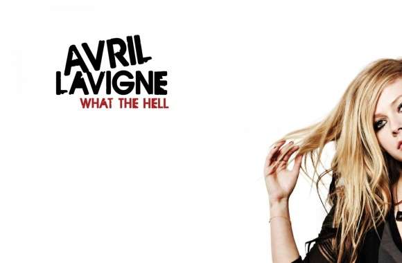 Avril Lavigne What The Hell wallpapers hd quality