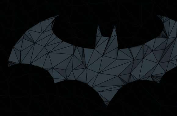 Batman Arkham Origins Low Poly Logo 2