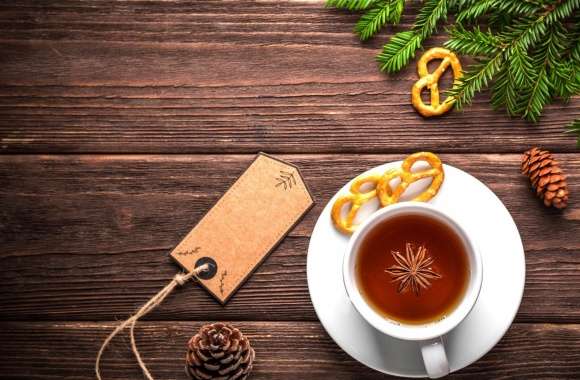 Christmas Cup of Tea wallpapers hd quality