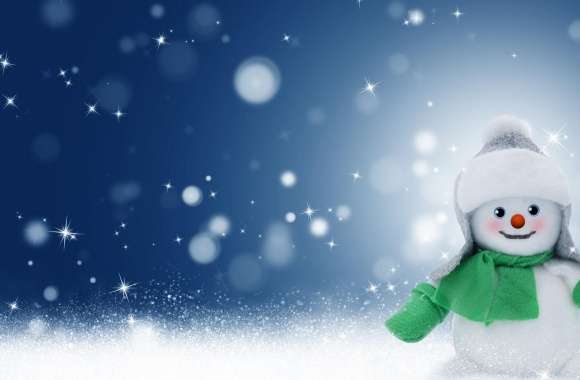 Cute Christmas Snowman wallpapers hd quality