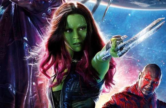 Guardians of the Galaxy Zoe Saldana as Gamora