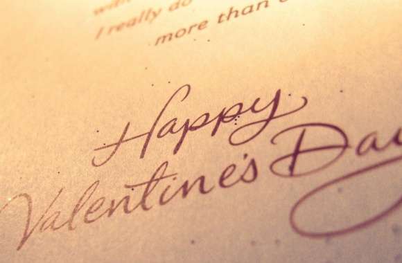 Happy Valentines Day Typography