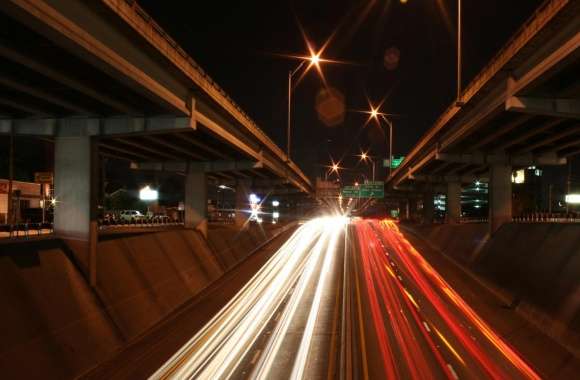 Highways At Night wallpapers hd quality