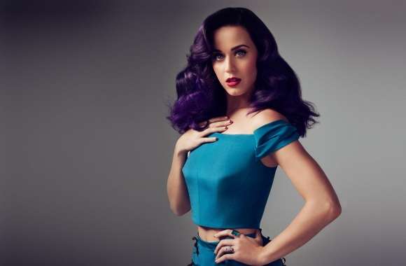 Katy Perry Purple Hair wallpapers hd quality