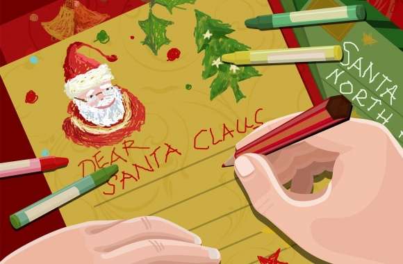 Letter For Santa Claus Christmas wallpapers hd quality