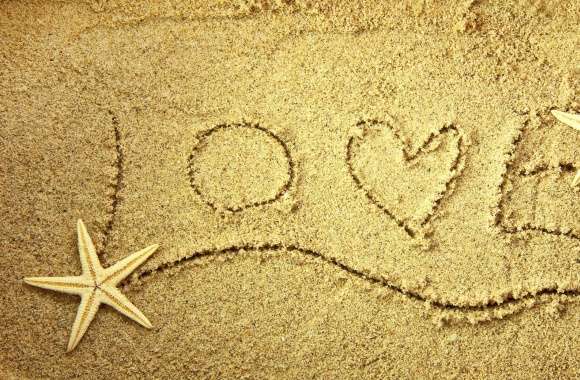 Message in the Sand wallpapers hd quality
