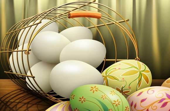 Painted Easter Eggs wallpapers hd quality