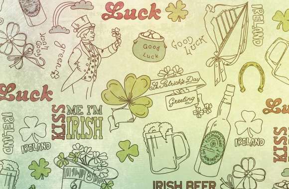 St. Patricks Day Good Luck Background wallpapers hd quality