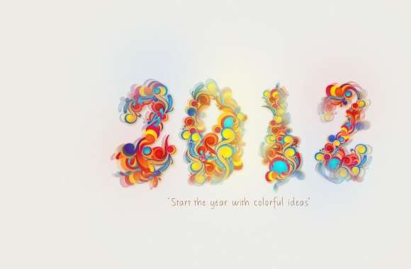 Start The New Year With Colorful Ideas wallpapers hd quality