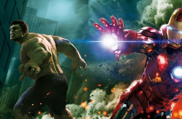 The Avengers - Hulk and Ironman