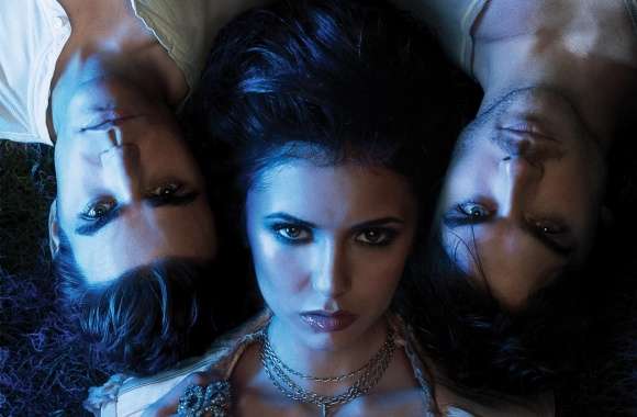 The Vampire Diaries - Elena, Stefan And Damon