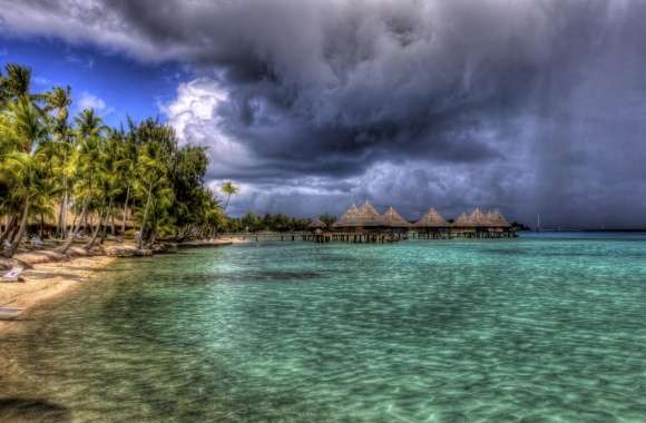 Water Bungalows HDR