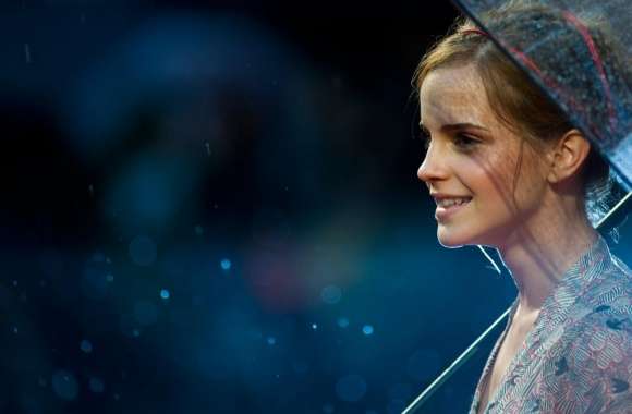 Emma Watson In the Rain