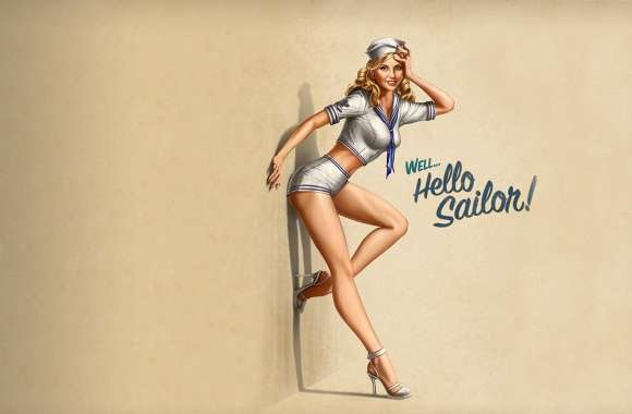 Hello Sailor! Pin-Up Style