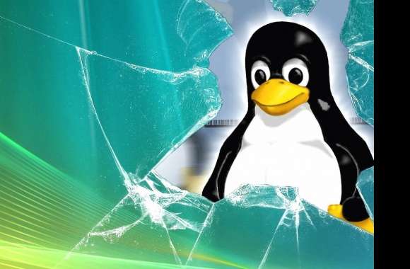 Broken glass linux wallpapers hd quality