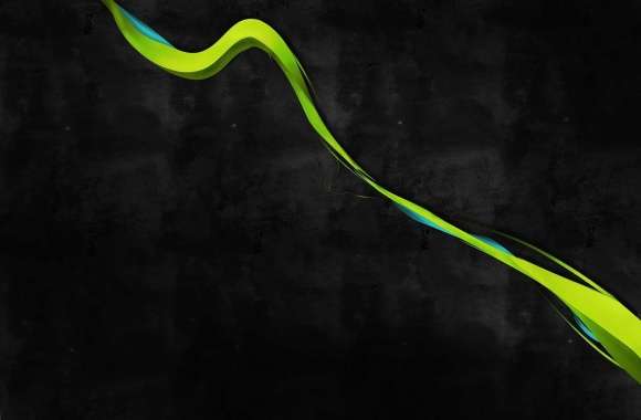 Green shapes on a gray blur wallpapers hd quality