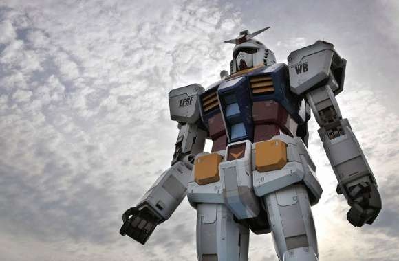 Gundam monument in tokyo wallpapers hd quality