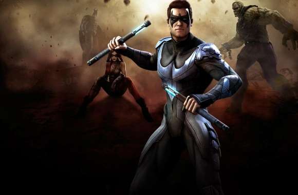 Injustice Gods Among Us - Nightwing wallpapers hd quality