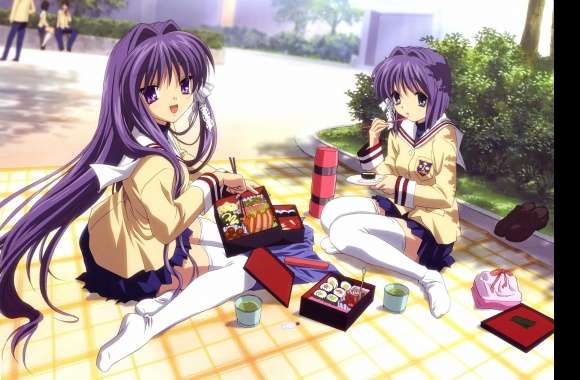 Kyou and ryou clannad anime