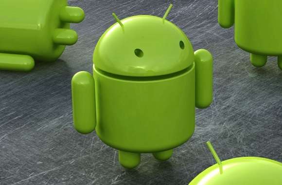Robot green android