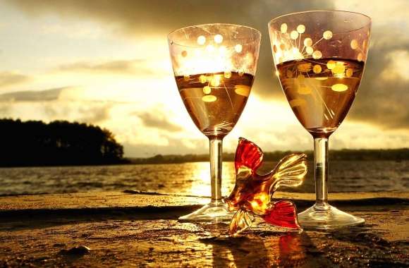 Sea and white wine wallpapers hd quality