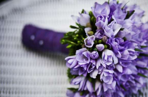 Bouquet Of Purple Flowers