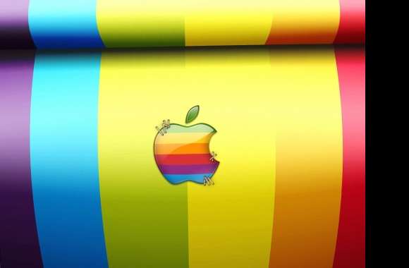 coloured apple wallpapers hd quality