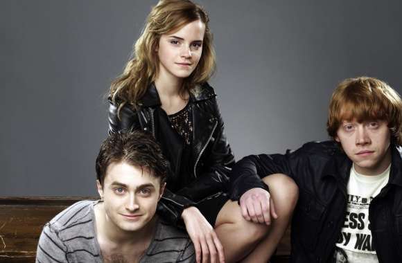 Daniel Radcliffe, Emma Watson And Rupert Grint