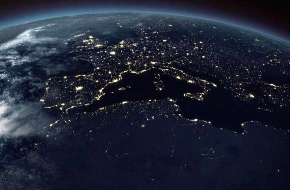 Europe and italy from space wallpapers hd quality