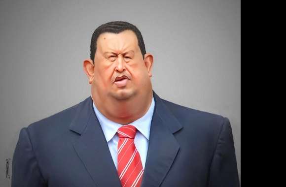 Funny hugo chavez caricature